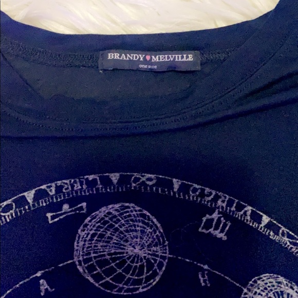 Brandy Melville Horoscope/Astrology Baby Tee - Picture 3 of 3